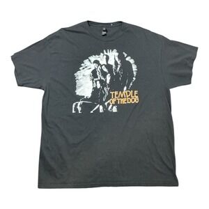 Temple of the Dog Band T-Shirt Mens Black Grunge Rock Graphic Tee XL